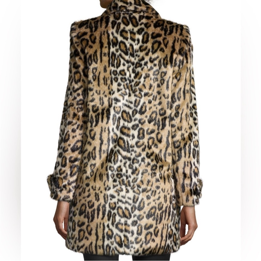 Alice + Olivia Leopard Print Coat - Picture 5 of 10